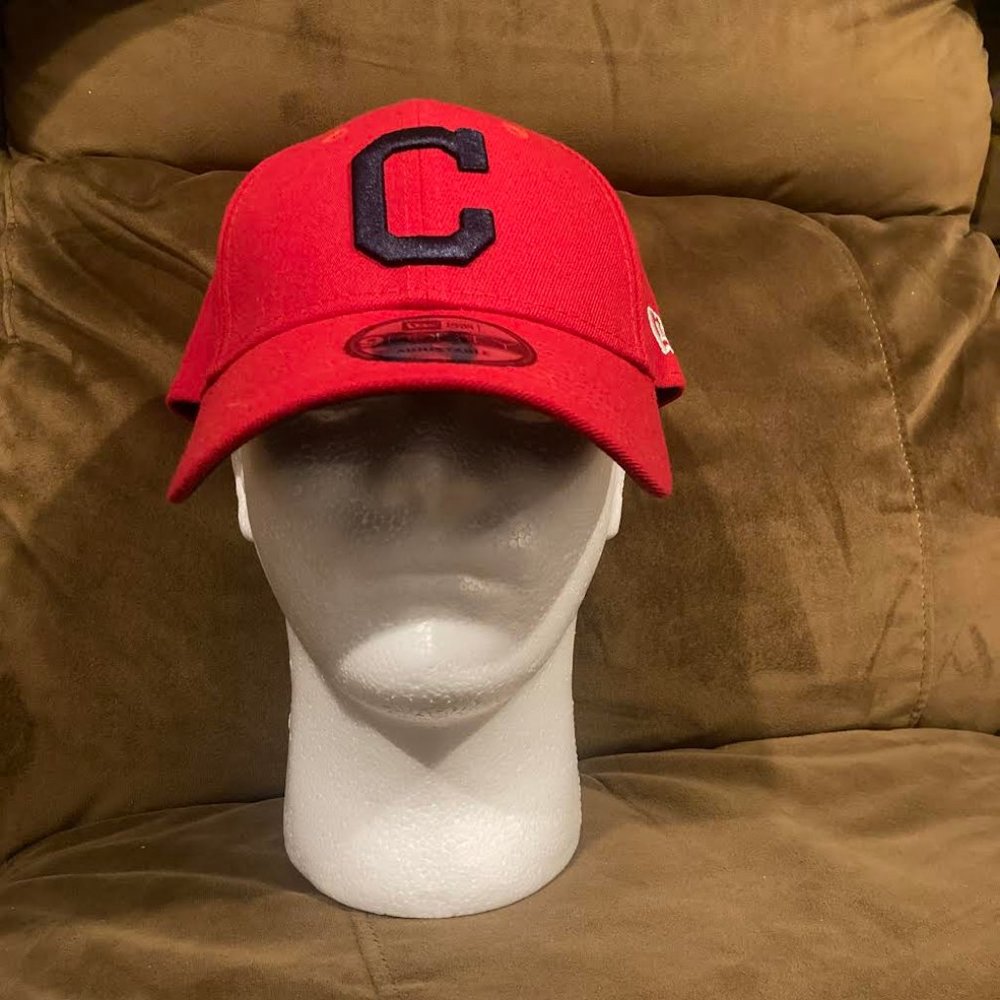 New Era 9Forty Cleveland Indians The League Alternate Strapback Hat Red 2021